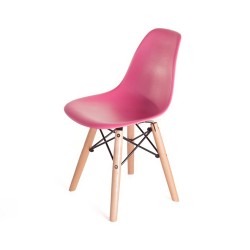 Silla Infantil Holly Base Madera Rosa